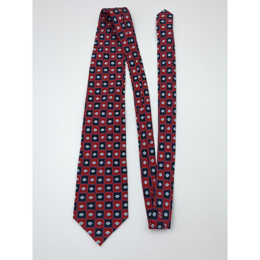 Pfizer Pharmaceutical Blue Pill Print Medical Drug Rep Mens Silk Neck Tie